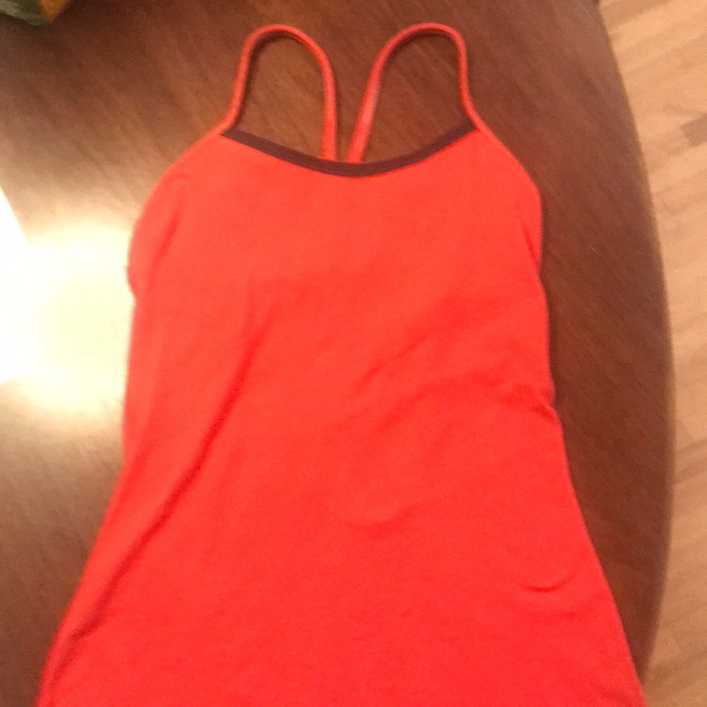 Red Lululemon Tank Top